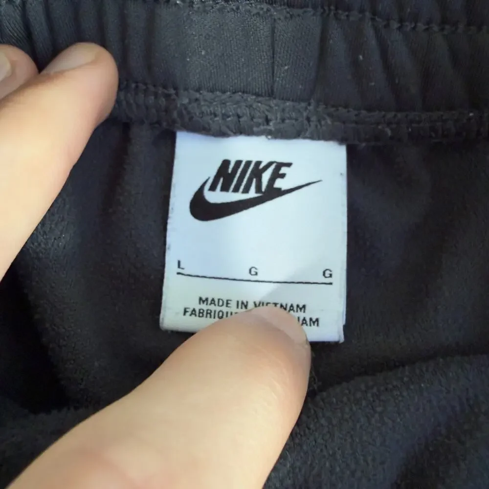 Nike Youth Large Dri Fit Joggers Dark Gray Lightweight Running Sweatpants